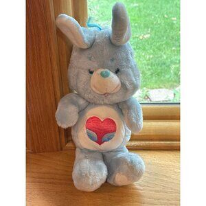 Vintage 1984 Swift Heart Rabbit Care Bear 13" Plush #61980 Cousins Collection
